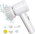 Electric Cleaning Brush, Electric Rotary Cleaning Brush with 3 Brush Heads Insulator Polisher Bathroom Shower Tub Kitchen Stove Floor Car